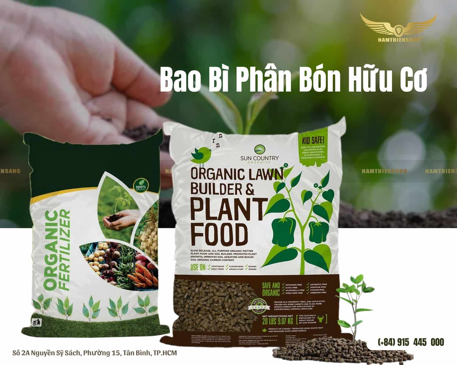 Sản Xuất Bao Bì Phân Bón Hữu Cơ Giá Rẻ, In Mẫu Bền Đẹp