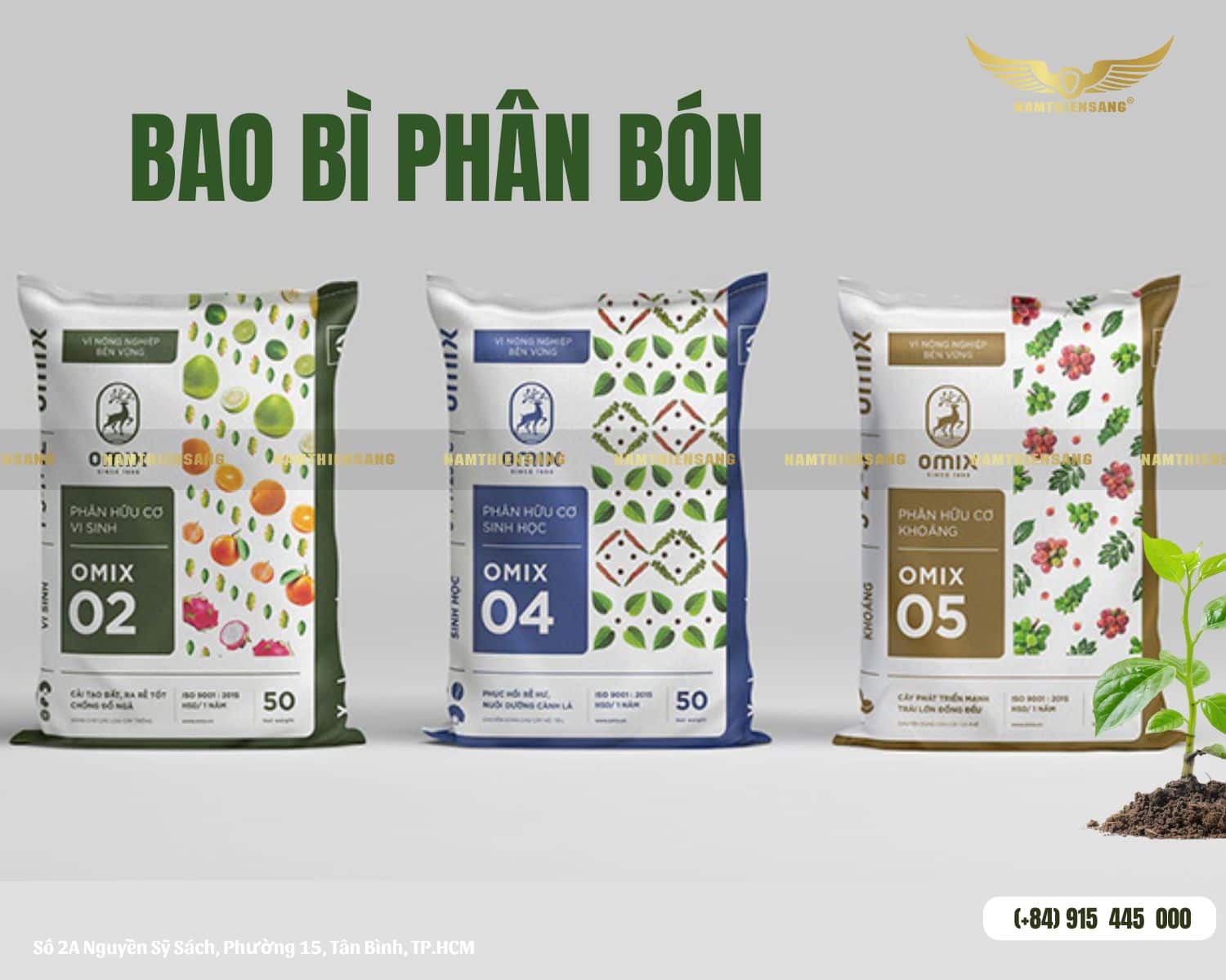 Thiết Kế Bao Bì Phân Bón Đẹp, Giá Tốt, In Ấn Sản Xuất Uy Tín