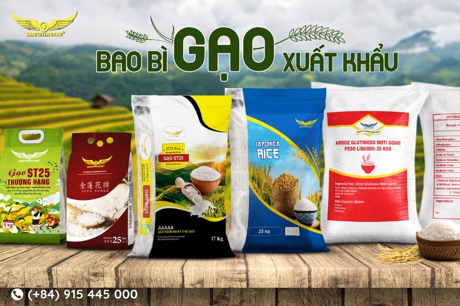 Chọn Bao Bì Gạo Xuất Khẩu Tiêu Chuẩn Cao - Nam Thiên Sáng