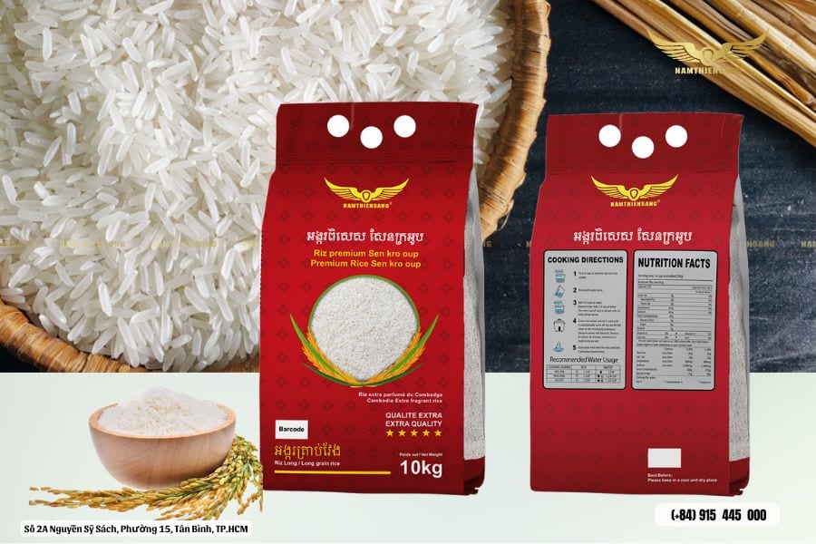 Bao bì đựng gạo 10kg - Giá tốt, In Ấn Chất lượng cao