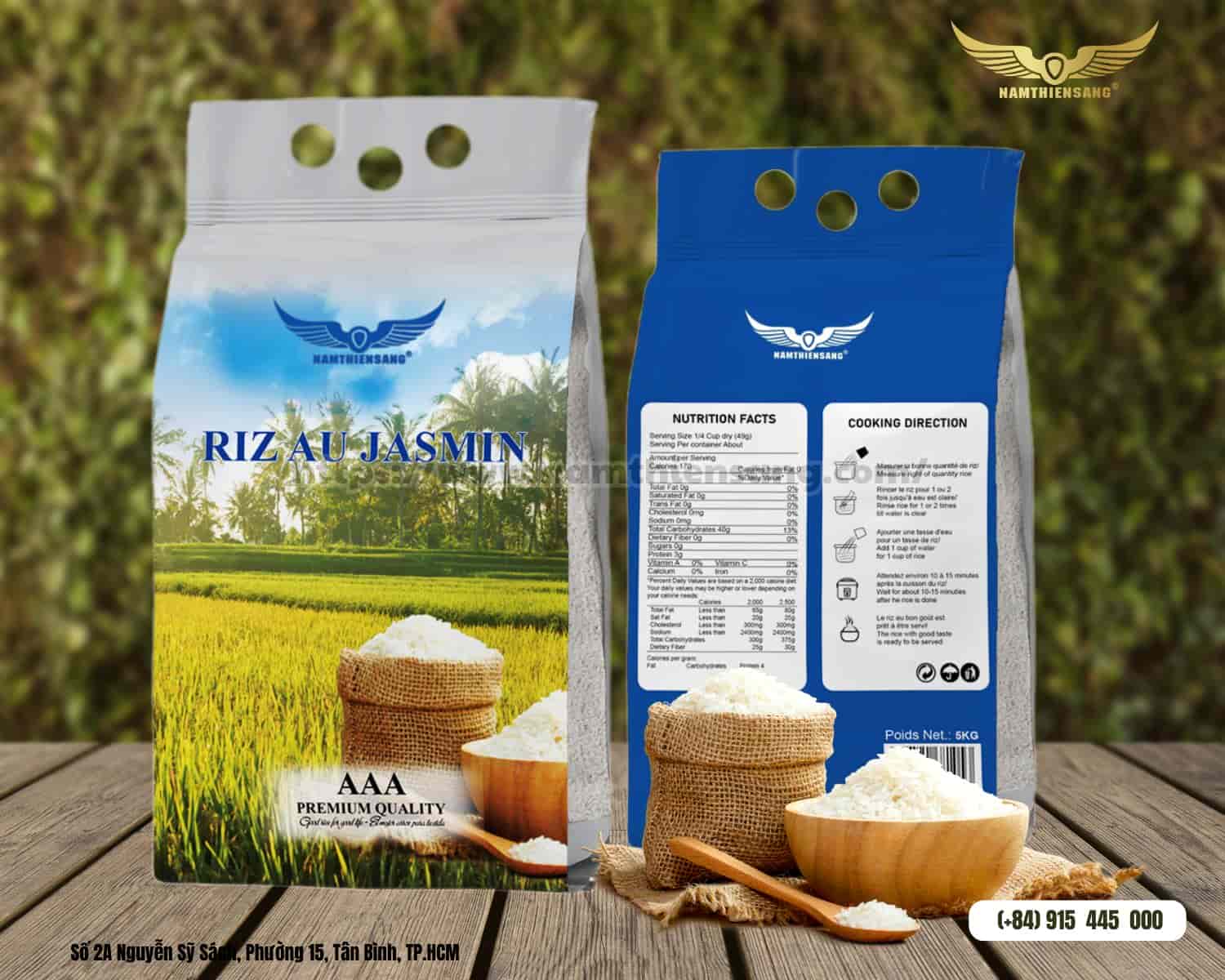 Túi 4 Biên Đựng Gạo