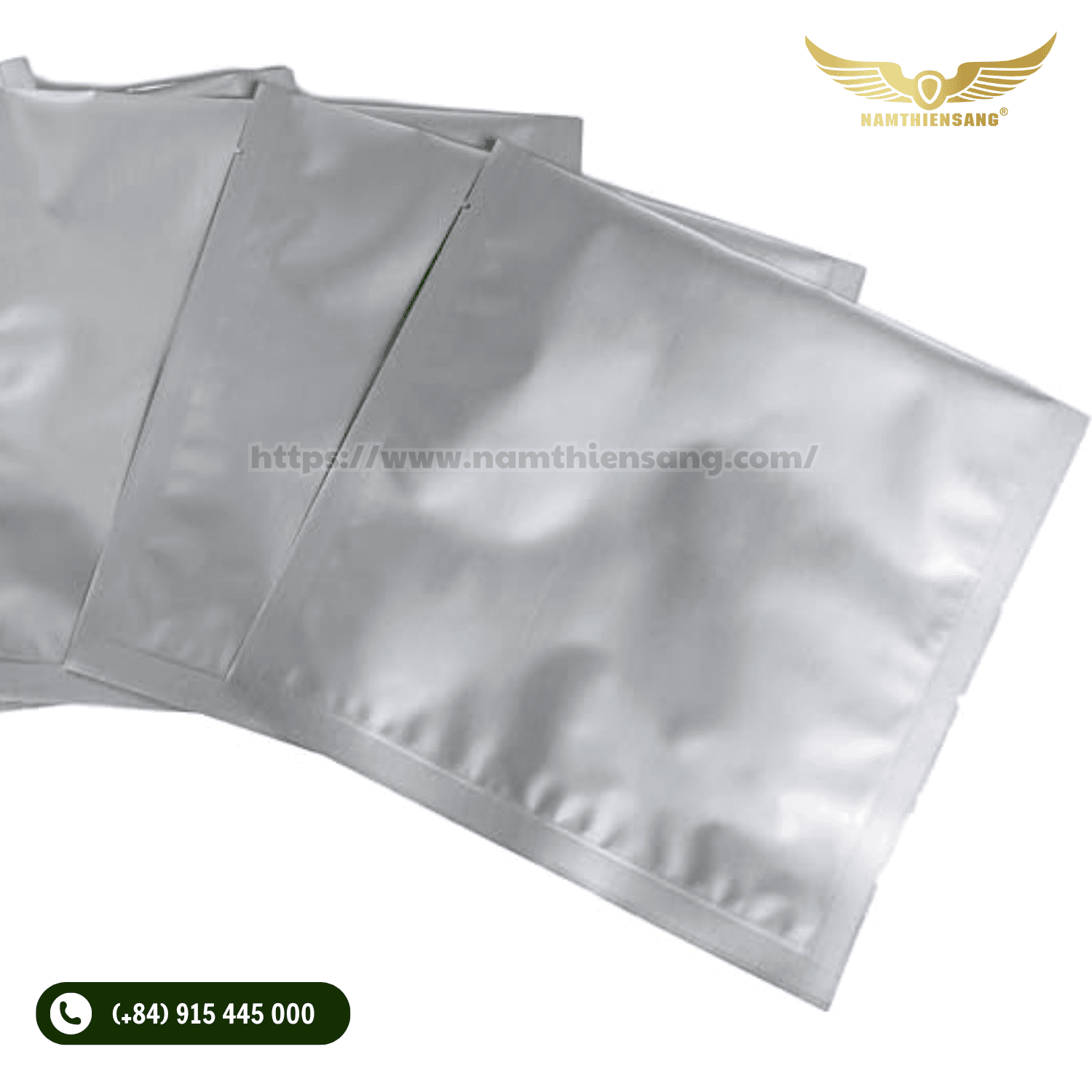 Túi Nhôm Ép 3 Biên Thường