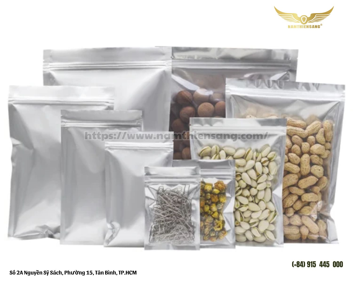 Các mẫu túi nhôm đựng thực phẩm