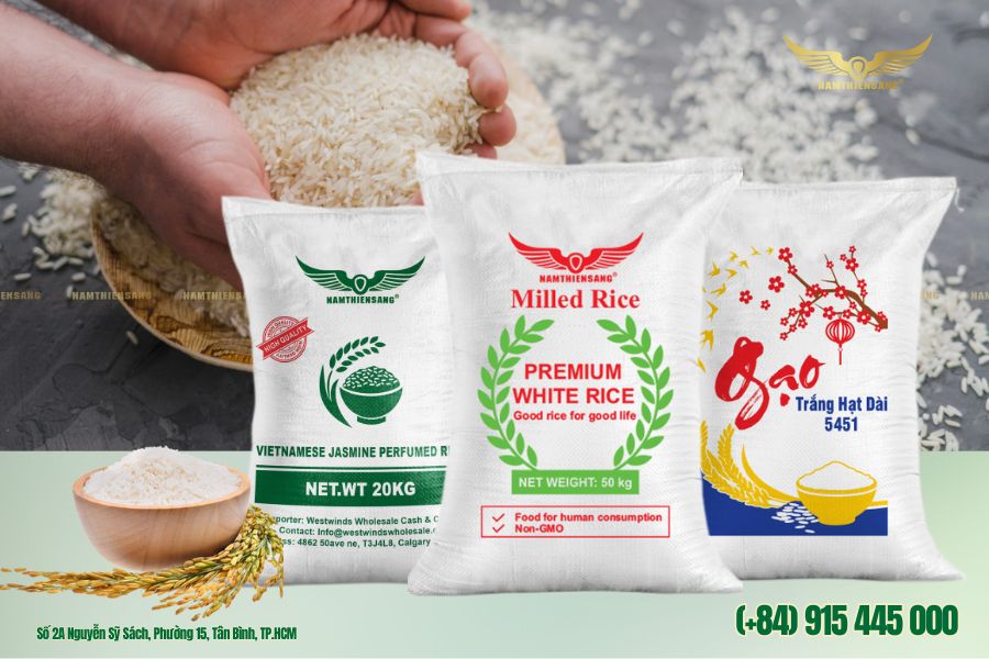 Công Ty Sản Xuất Bao Đựng Gạo Uy Tín Số 1, In Theo Yêu Cầu