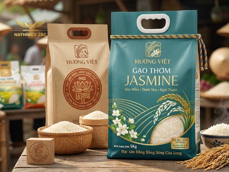 Bao Bì Gạo Thơm Jasmine Chất Lượng Cao | In Theo Yêu Cầu