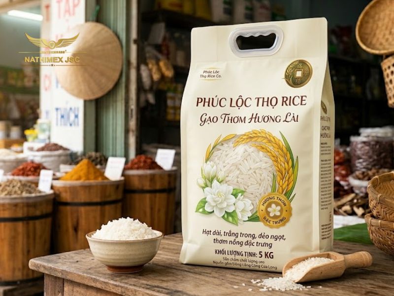 Bao Bì Đựng Gạo Thơm Hương Lài Chất Lượng Cao | In Theo Yêu Cầu